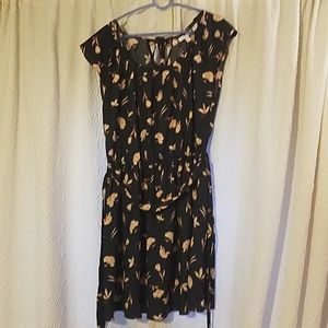 Navy floral dress Lauren Conrad